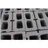Image 2 : PALLET OF GREY SPLIT RIB CONCRETE BLOCKS
