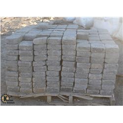 PALLET OF DARK GREY PAVING STONES
