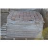 Image 1 : PALLET OF TERRACOTTA SQUARE PAVING STONES
