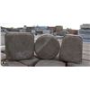 Image 2 : PALLET OF LIGHT BROWN ROMAN CIRCLE PAVING STONES