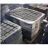 Image 1 : PALLET OF DARK GREY SQUARE PAVING STONES