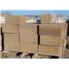 Image 1 : PALLET OF LIGHT BROWN SMOOTH FACED SOLID CONCRETE