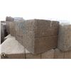 Image 2 : PALLET OF LIGHT BROWN SMOOTH FACED SOLID CONCRETE