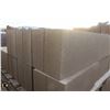 Image 2 : PALLET OF LIGHT BROWN SMOOTH FACED SOLID CONCRETE