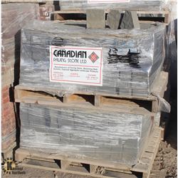 PALLET OF GREY OCTAGON PAVING STONES