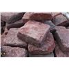 Image 2 : PALLET OF RED SQUARE PAVING STONES