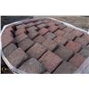 Image 2 : PALLET OF RED SQUARE PAVING STONES