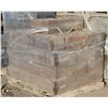 Image 1 : PALLET OF TERRACOTTA SPLIT FACED CONCRETE BLOCKS
