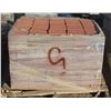 Image 1 : PALLET OF TERRACOTTA RECTANGULAR PAVING STONES