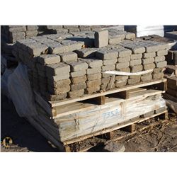 2 PARTIAL PALLET OF GREY PAVING STONES