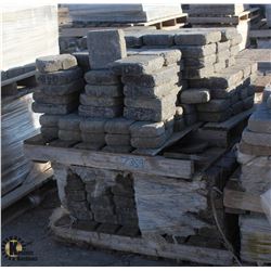 2 PARTIAL PALLET OF GREY PAVING STONES