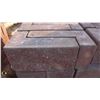 Image 2 : PALLET OF TERRACOTTA SPLIT FACED CORNER BLOCKS