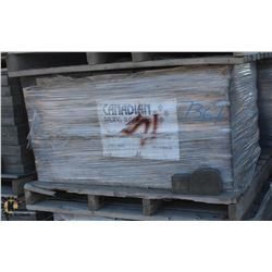 PALLET OF GREY INTERLOCKING PAVING BRICKS