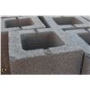 Image 2 : PALLET OF GREY SMOOTH FACED HALF CINDER BLOCKS