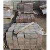 Image 1 : 6 PALLETS OF ASSORTED COLOR RETAINING WALL BLOCKS