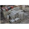 Image 1 : 2 PALLETS OF GREY FIRE PIT BRICKS