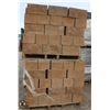 Image 1 : PALLET OF TERRACOTTA SPLIT FACED CONCRETE BLOCKS