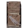 Image 1 : PALLET OF TERRACOTTA SPLIT FACED CONCRETE BLOCKS