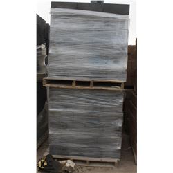 PALLET OF DARK GREY CONCRETE BLOCKS INCL. STRETCHE