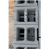 Image 2 : PALLET OF DARK GREY CONCRETE BLOCKS INCL. STRETCHE