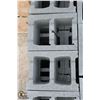 Image 2 : PALLET OF DARK GREY CONCRETE BLOCKS INCL. STRETCHE