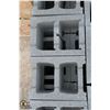 Image 2 : PALLET OF DARK GREY CONCRETE BLOCKS INCL. STRETCHE