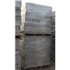 Image 1 : PALLET OF GREY PARTITION CONCRETE BLOCKS
