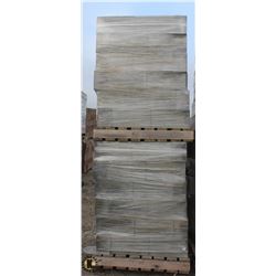 PALLET OF GREY PARTITION CONCRETE BLOCKS