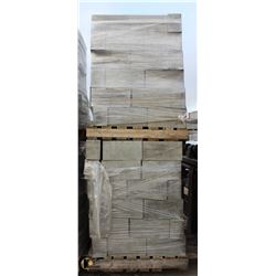 PALLET OF GREY PARTITION CONCRETE BLOCKS