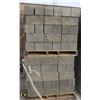 Image 1 : PALLET OF GREY SPLIT FACED CONCRETE BLOCKS
