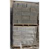 Image 1 : PALLET OF GREY SPLIT FACED CONCRETE BLOCKS