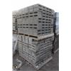 Image 1 : PALLET OF LIGHT GREY PARTITION CONCRETE BLOCKS