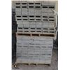 Image 1 : PALLET OF LIGHT GREY PARTITION CONCRETE BLOCKS