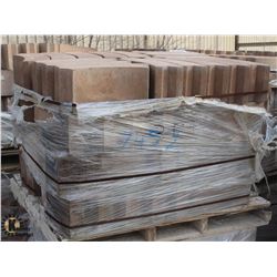 PALLET OF TAN FIRE PIT BRICKS