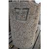 Image 2 : PEBBLED CONCRETE ROUND GARBAGE CANS