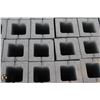 Image 2 : PALLET OF DARK GREY HALF CINDER BLOCKS