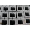 Image 2 : PALLET OF DARK GREY HALF CINDER BLOCKS