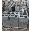 Image 1 : PALLET OF SINGLE BULLNOSE CINDER BLOCK WITH