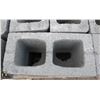 Image 2 : PALLET OF SINGLE BULLNOSE CINDER BLOCK WITH