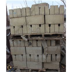 1.5 PALLETS OF SANDSTONE LEDGE BLOCKS