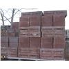 Image 1 : 4 PARTIAL PALLETS TERRACOTTA PARTITION BLOCKS