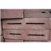 Image 2 : 4 PARTIAL PALLETS TERRACOTTA PARTITION BLOCKS