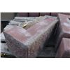 Image 2 : 3 PALLETS TERRACOTTA SPLIT FACE CORNER BLOCKS