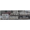 Image 1 : 6 PALLETS OF ASSORTED CINDER BLOCKS INC. SPLIT