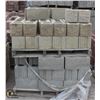 Image 1 : PALLET OF 10 SPLIT FACED RIBBED CINDER BLOCKS
