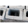 Image 2 : 6 PALLETS OF ASSORTED CINDER BLOCKS INC. SPLIT