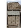 Image 1 : 3 ASSORTED PALLETS OF CINDER BLOCKS, SPLIT
