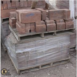 1.5 PALLET OF TERRACOTTA OF SPLIT FACED CORNER