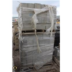 PALLET OF SINGLE BULLNOSE CINDER BLOCK