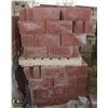 Image 1 : PALLETS OF TERRACOTTA SPLIT FACE CORNER BLOCK